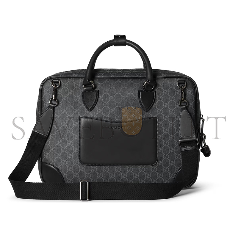 GUCCI GG EMBLEM MEDIUM BRIEFCASE 821149 (40*30*6cm)